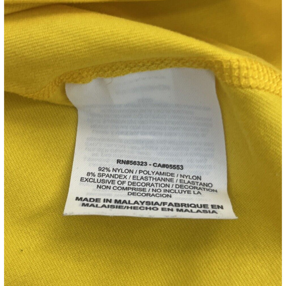 Nike Livestrong Womens 1/4 Zip Pullover Size Lg Yellow Athletic Stretch Shirt FS - Picture 7 of 11